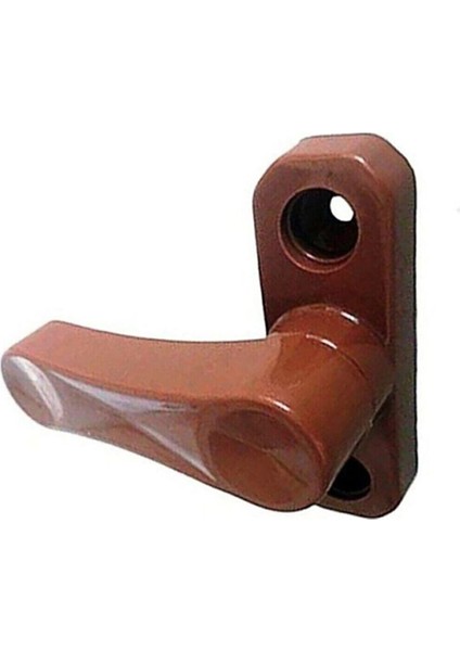 Pvc Kapı Pencere Hırsız Kilidi 2 Adet Açık Kahverengi