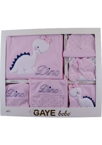 Hastane Çıkışı Dinozorlu Pembe (Kutulu) 10'lu