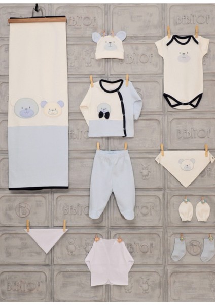 Pamuk Kardeş Ayıcık 10 Parça Zıbın Seti