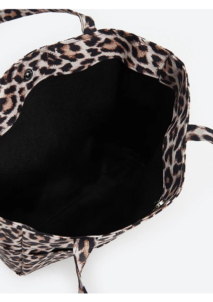 Accessorıes Kahverengi Leopar Desenli Kadın Omuz Çantas fırsatları