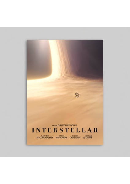 Interstellar Yıldızlararası Movie Film Poster Dekorasyon