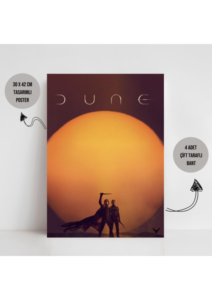 Dune Çöl Gezegeni Movie Film Poster Dekorasyon