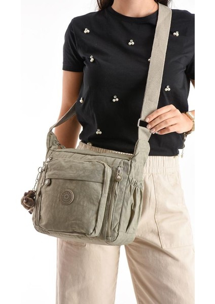 Kadın Postacı Çanta Hafif Klinkır Kumaş 30*27 cm Çapraz Askılı Omuz Çantası Günlük Kol Çantası fiyatları