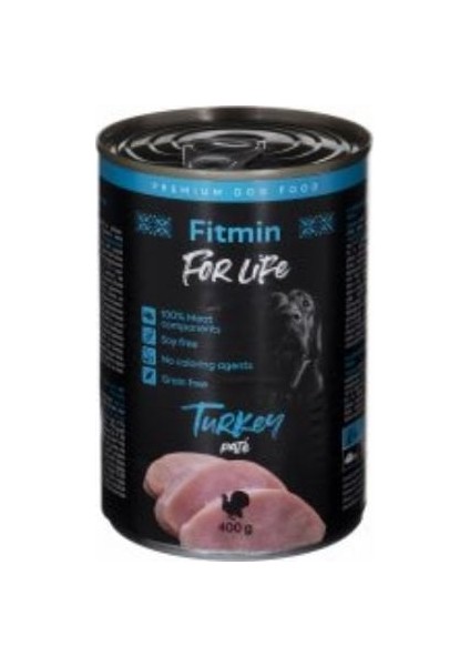 Fitmin For Life Hindi Etli Pate Yetişkin Konserve Köpek Maması 400 gr