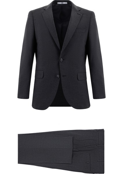 Relaxed Fit Rahat Kesim Klasik Takım Elbise