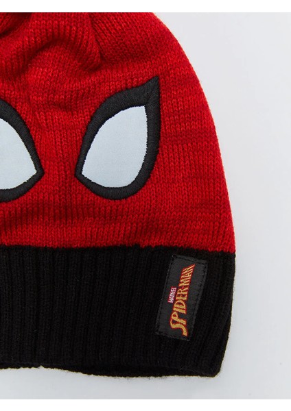 Spiderman Lisanslı Erkek Çocuk Atkı Bere ve Eldiven Takımı