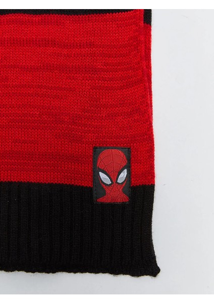 Spiderman Lisanslı Erkek Çocuk Atkı Bere ve Eldiven Takımı