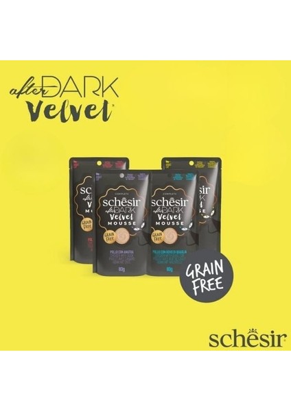 Schesir After Dark Velvet Et Suyunda Karışık Lezzetler Pouch Yetişkin Konserve Kedi Maması 12 Adet 80 gr fiyatları