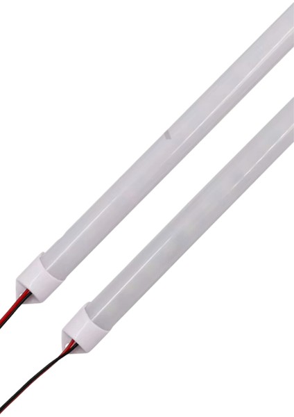 Çubuk LED Opak Boş Kasa Alüminyum Boş Kasa Opak Profil 1 Metre