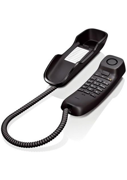 DA210 Duvar Tipi Telefon Siyah