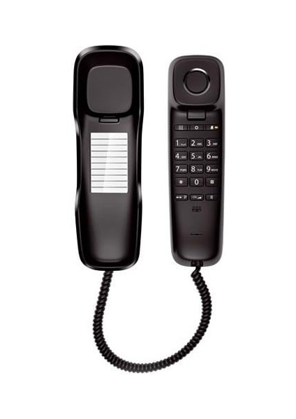 DA210 Duvar Tipi Telefon Siyah