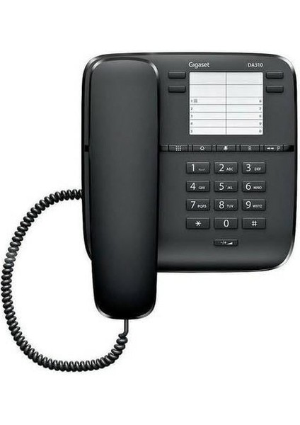 DA310 Duvar Tipi Masaüstü Telefon Siyah