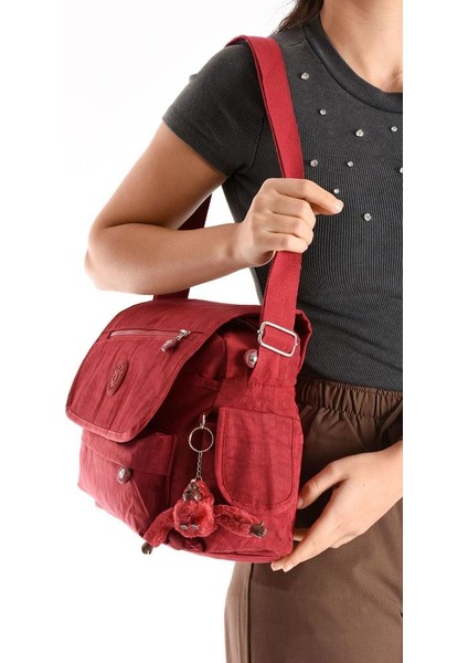 Postacı Okul Çantası Çapraz Askılı Büyük Boy 33*27 cm Askı Uzunluğu 130 cm Çok Cepli Kapaklı Omuz fiyatları