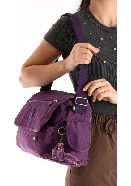 Postacı Okul Çantası Çapraz Askılı Büyük Boy 33*27 cm Askı Uzunluğu 130 cm Çok Cepli Kapaklı Omuz fiyatları