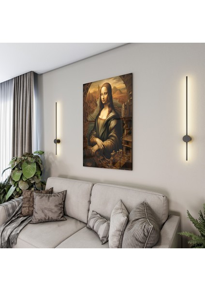 Sanatsal Cam Tablo - Rönesans - Dikey Motif 15-020
