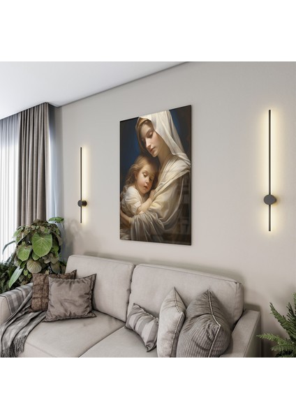 Sanatsal Cam Tablo - Rönesans - Dikey Motif 15-018