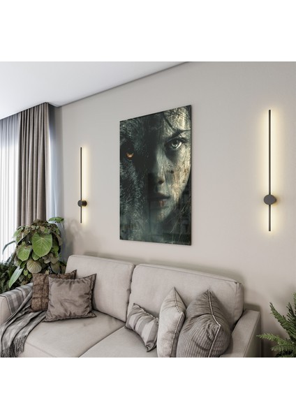 Fantastik ve Korku Cam Tablo - Karışık - Dikey Motif 01-015 fırsatları