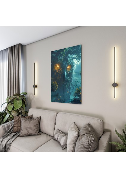 Fantastik ve Korku Cam Tablo - Karışık - Dikey Motif 01-068
