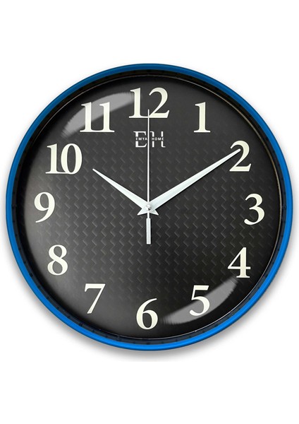 Parlayan Fosforlu Duvar Saati Mavi - 29 cm fiyatları