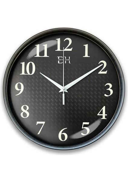 Parlayan Fosforlu Duvar Saati Gümüş - 29 cm fiyatları