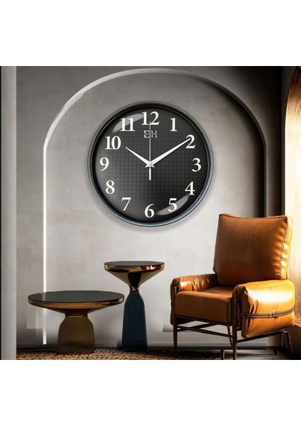 Parlayan Fosforlu Duvar Saati Gümüş - 29 cm fırsatları