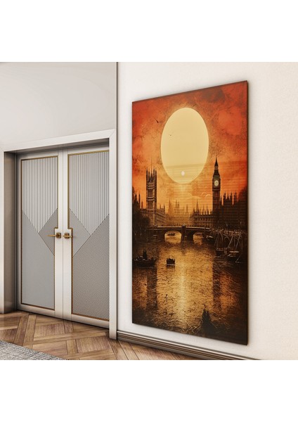 Yolculuk ve Seyahat Cam Tablo - Karışık - Dikey Motif 01-041