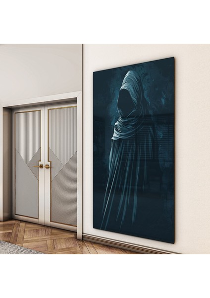 Fantastik ve Korku Cam Tablo - Karışık - Dikey Motif 01-032