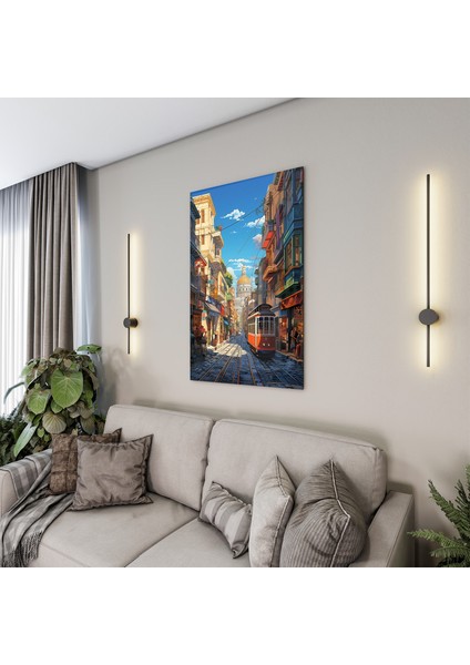 Yolculuk ve Seyahat Cam Tablo - Karışık - Dikey Motif 01-026