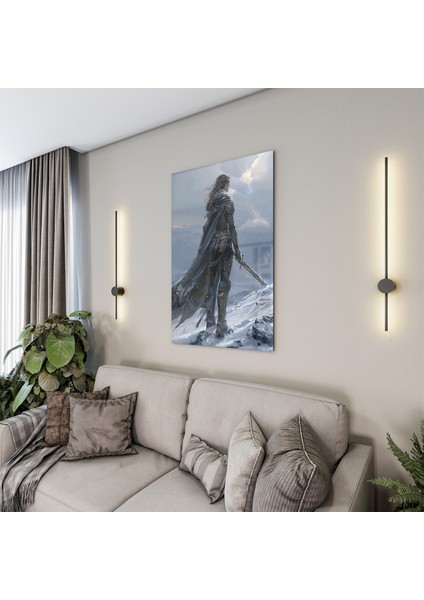 Fantastik ve Korku Cam Tablo - Karışık - Dikey Motif 01-108
