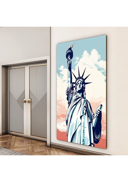 Yolculuk ve Seyahat Cam Tablo - Karışık - Dikey Motif 01-101