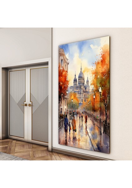 Yolculuk ve Seyahat Cam Tablo - Karışık - Dikey Motif 01-107