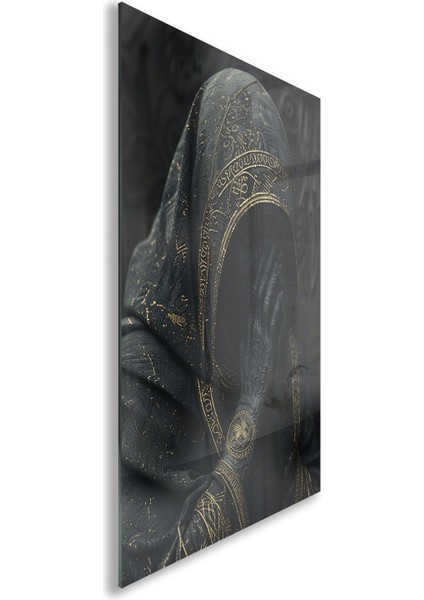 Karışık Duvar Tasarım Cam Tablo - Karisik - Dikey Motif 01-356