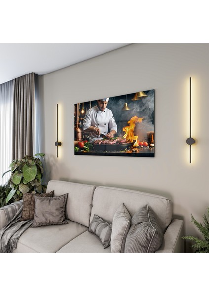Mesleki Cam Tablo - Aşçı - Yatay Motif 01-157 modelleri