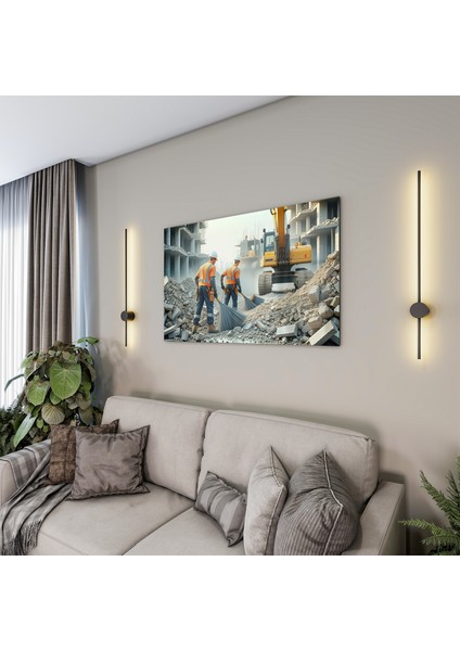 Mesleki Cam Tablo - Müteahhit - Yatay Motif 14-105 modelleri