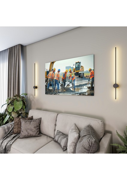 Mesleki Cam Tablo - Müteahhit - Yatay Motif 14-121 modelleri