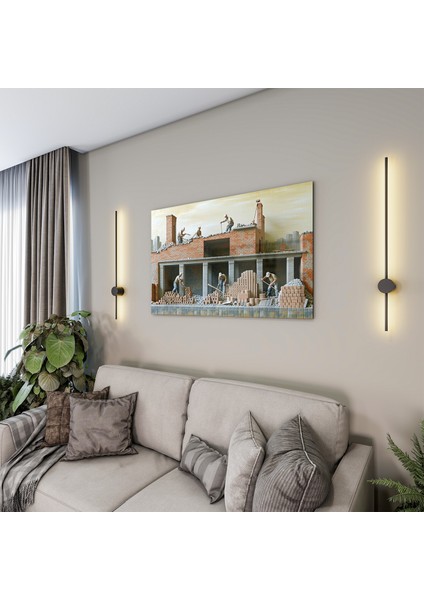 Mesleki Cam Tablo - Müteahhit - Yatay Motif 14-192 modelleri