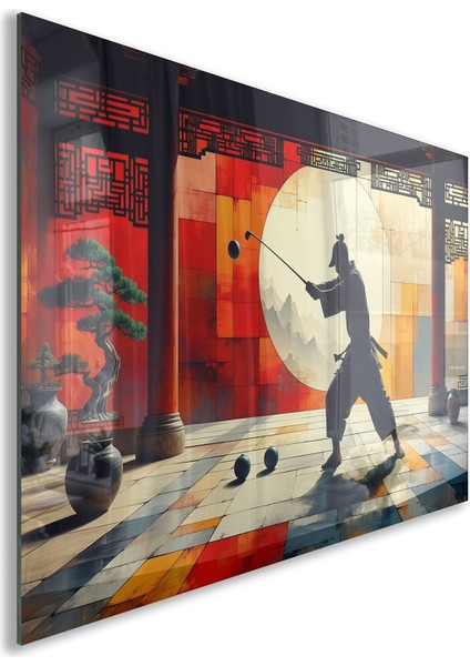 Insan Cam Tablo - Spor Yapanlar - Yatay Motif 04-032