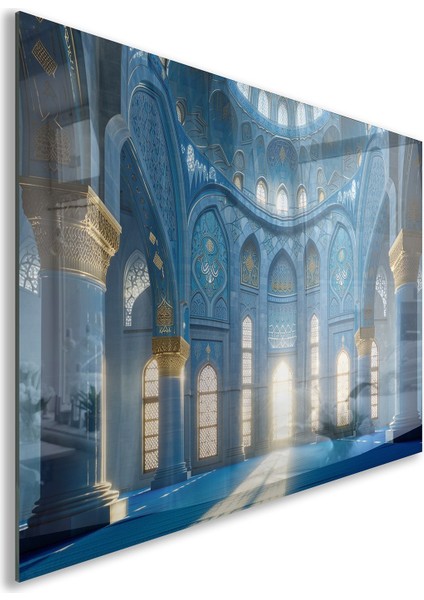 Doğa Manzaralı Cam Tablo - Istanbul - Yatay Motif 02-041