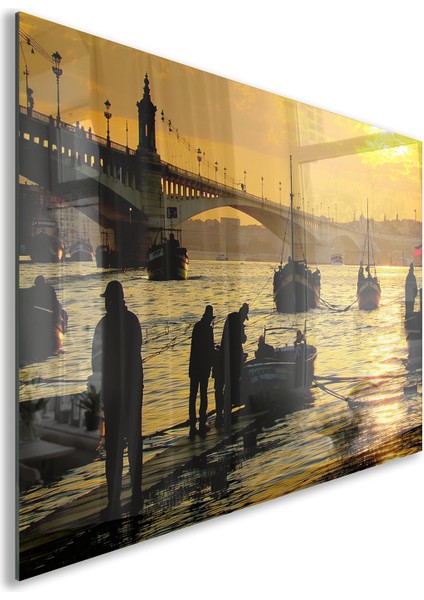 Doğa Manzaralı Cam Tablo - Istanbul - Yatay Motif 02-003