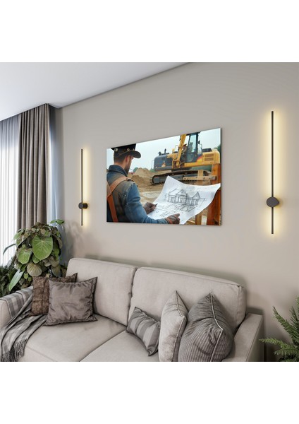Mesleki Cam Tablo - Müteahhit - Yatay Motif 14-170 modelleri