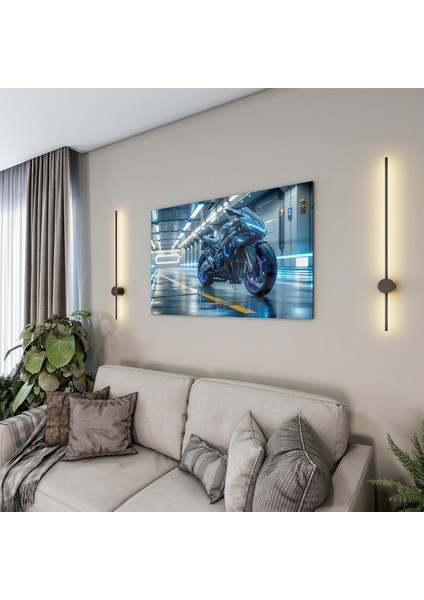 Arabalar Cam Tablo - Motosikletler - Yatay Motif 04-028