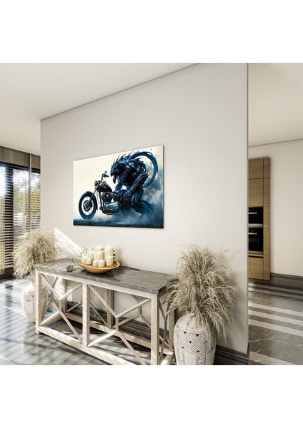 Arabalar Cam Tablo - Motosikletler - Yatay Motif 04-078 indirimleri
