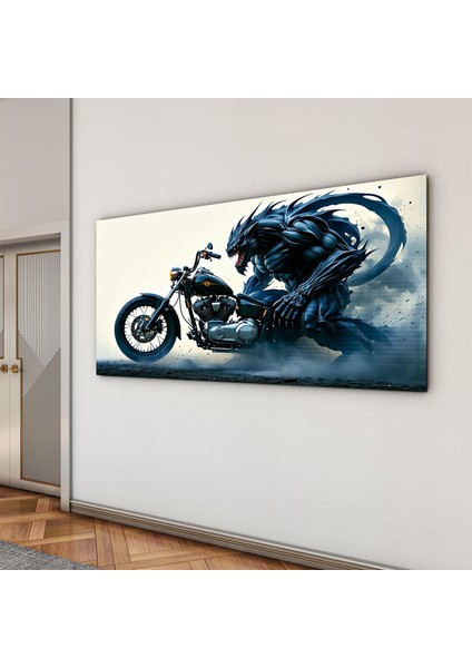 Arabalar Cam Tablo - Motosikletler - Yatay Motif 04-078