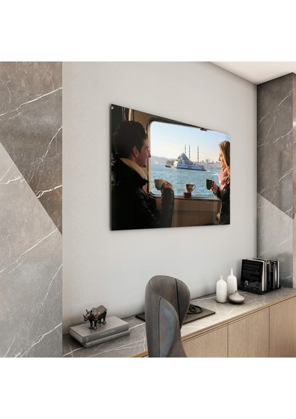 Doğa Manzaralı Cam Tablo - Istanbul - Yatay Motif 02-044 fiyatları