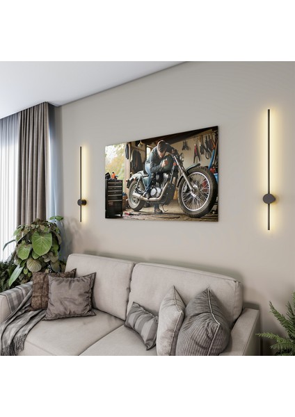 Arabalar Cam Tablo - Motosikletler - Yatay Motif 04-043 fırsatları