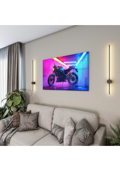 Arabalar Cam Tablo - Motosikletler - Yatay Motif 04-025 fırsatları