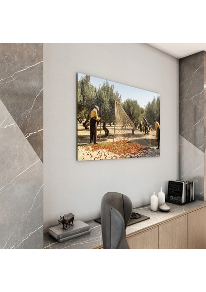 Türkiye Manzara Cam Tablo - Karışık - Yatay Motif 01-104