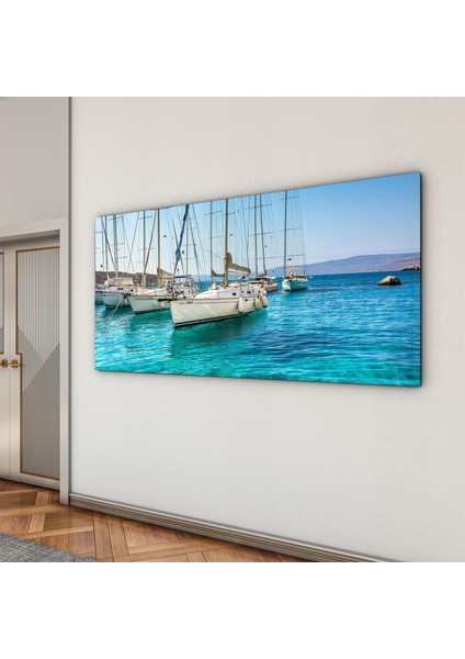 Türkiye Manzara Cam Tablo - Karışık - Yatay Motif 01-365