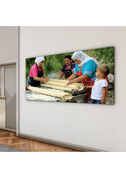 Türkiye Manzara Cam Tablo - Karışık - Yatay Motif 01-481