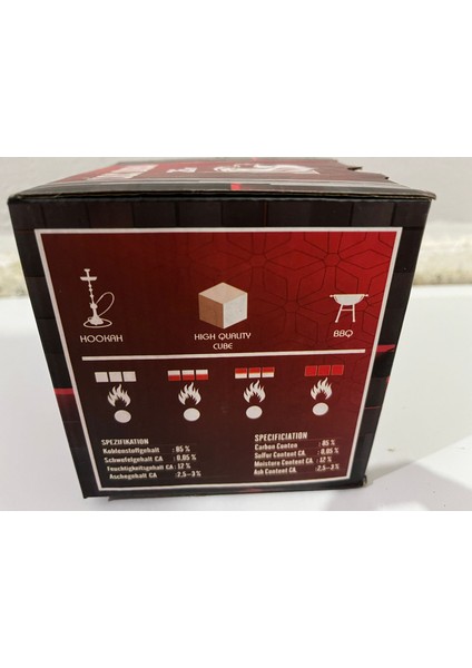 Dubai Nargile Kömürü XL 1kg (Uzun Süre Sönmez)